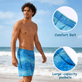 thumbnail image 5 of Men's 2-in-1 Swim Trunks with Compression Liner Quick Dry Board Shorts 5.5" Inseam Breathable Beach Shorts with Zipper Pockets Summer Swimming Bathing Suit for Surfing Pool Vacation Available S-XL, 5 of 8