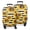 Black White Stripe, variant on White Green Leaf Flower Sunflower Pattern Luggage Cover Fashion Suitcase Cover Baggage Covers Fit 25-28 Inch Luggage (Go Travel)