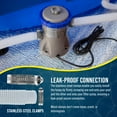 thumbnail image 5 of U.S. Pool Supply Above Ground Pool Hose Replacement 1.25" Diameter x 59" Long, 3 Pack - White Premium Pool Filter Pump Hoses Compatible with Intex 607, 637 Pumps, 330, 530, 1000GPH, 6 Metal Clamps, 5 of 7