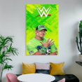 thumbnail image 6 of John Cena Poster, Canvas Wall Hanging Art Painting, Artwork Print for Home Decor Bedroom Living Room Dorm, Frame, 6 of 8