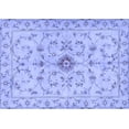 thumbnail image 1 of Ahgly Company Machine Washable Indoor Rectangle Persian Blue Traditional Area Rugs, 2' x 4', 1 of 4