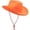 Orange, variant on LQCrafK Plain Felt Cowboy & Cowgirl Hat for Men, Women, and Teens | Western Studded Cowboy Hat in Adult Sizes