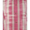 thumbnail image 4 of Tommy Bahama Men's Red Who Got Ikat Stripe Short-sleeve Woven Shirt, 4 of 4