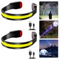 thumbnail image 4 of Faro LED COB Portátil Linterna Frontal 500LM para Acampar Y Senderismo (negro) 2 Uds., 4 of 9
