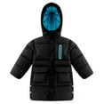 thumbnail image 6 of KAUOD Boys Long Winter Coats Waterproof Padded Hooded Puffer Jackets Kids Quilted Snap Buttons Insulated down Outwear, 6 of 9