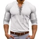 thumbnail image 2 of Blusa y camisa de manga larga con cuello alto para hombre, informal, a la moda, con botones, deportiva, con capucha, camiseta de manga corta, blusa para hombre, 2 of 6
