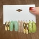 thumbnail image 4 of 15 Pairs Hoop Earrings Set Boho Fashion Statement Hoop Earrings Pack for Women Girls Birthday Gifts, 4 of 5