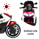 thumbnail image 2 of Motocicleta Montable Eléctrica para Niños JOYKOO 6V Luces Sonido USB Bluetooth - Rojo, 2 of 7