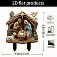 thumbnail image 3 of Eolstice Birth Of Jesus Scene, Acrylic Floor Insert Decor, Religious Holiday Display for Garden Yard, 3 of 6