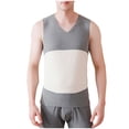 thumbnail image 4 of Asgosdo Men's Lightweight Baselayer Crew Top Tank Top Winter Thermal Sleeveles Shirts, Gray, 4 of 4