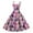 Pink, variant on UngA Dress for Christmas for Women 1950s Vintage Sleeveless Spaghetti Strap Dress Xmas Printed Prom Party Dress for Women,Size M