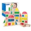 Guidecraft Rainbow Blocks Set - 30 Pcs. Kids Learning & Educational Toys, Stacking Blocks