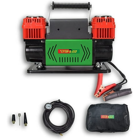 Stop & Go 12 Volt Dual Piston Tire Inflator
