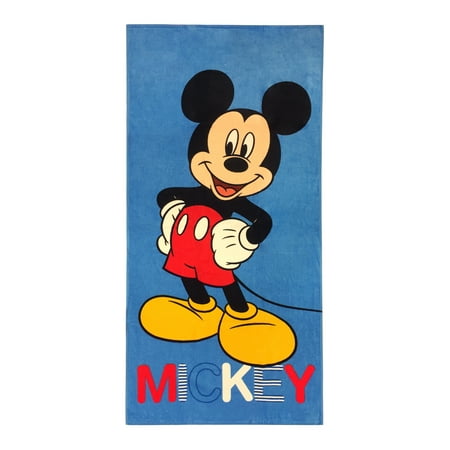 Disney Mickey Mouse Cotton 28" x 58" Towel, 1 Each