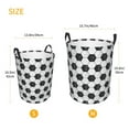 thumbnail image 5 of Balery Soccer Round Laundry Basket with Handles Waterproof Freestanding Laundry Hamper for Clothes Toys in the Dorm and Family-Small, 5 of 8