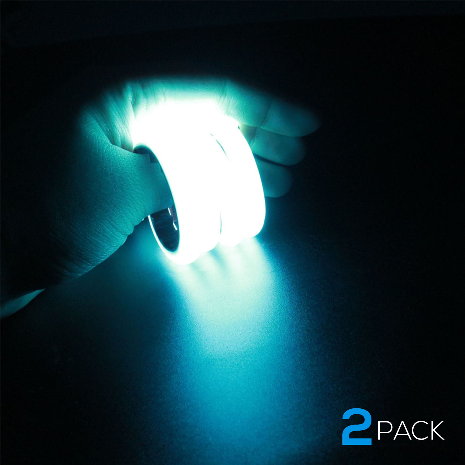 LEONLITE 2 Pack 24inch/60cm Automobile LED Neon Strip Light, Illuminating Headlight, Flexible Daytime Running & Contouring Tube Light OEM-Looking Audi/BMW/Mercedes Style Headlight (ice blue)