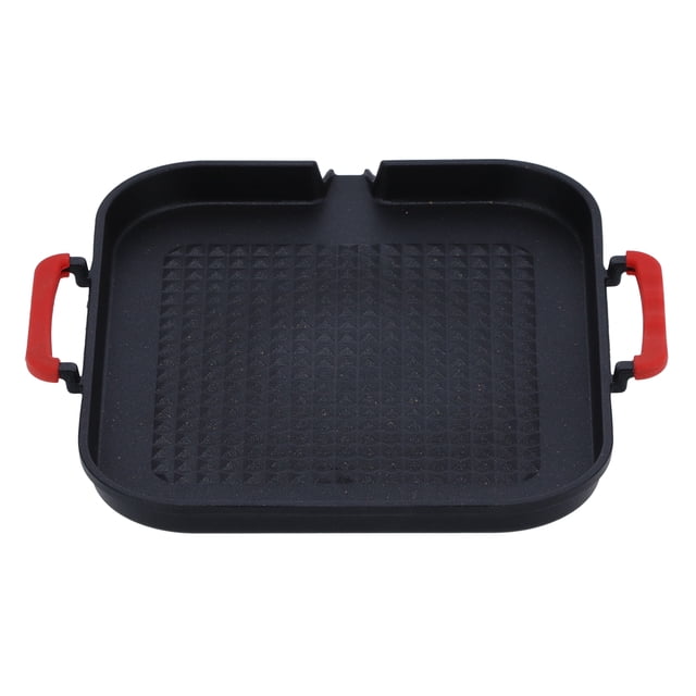 Porta de Parrilla de Barbacoa Antiadherente de Barbacoa Portátil para Cocción Al Aire Libre en Casa
