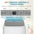 thumbnail image 6 of Moifoi 13000 BTU Portable Air Conditioners with Remote Control, 3-in-1 Free Standing Cooling AC Unit , Cools Room up to 750 sq.ft, Smart/Sleep Mode,3 Speed,Auto Swing,24H Timer, 6 of 8
