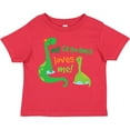 thumbnail image 3 of Inktastic Grandma Loves Me Grandchild Dinosaur Boys Toddler T-Shirt, 3 of 5