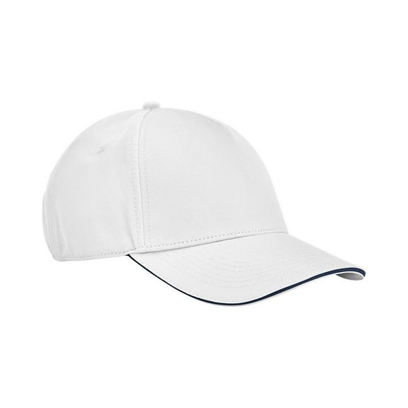 Beechfield Classic Natural Cotton Sandwich Peak Cap