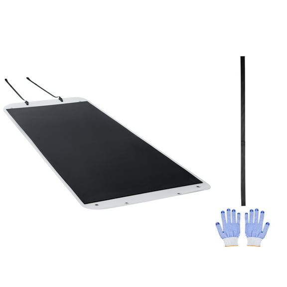 KFFKFF Heavy-Duty Yard Drag Sled, 110 x 40 in, 1600 lbs Capacity Utility Sled, Durable PE Glider with Ropes & Pull Cable, Versatile Hauler for Firewood and Ice Fishing, Suitable for ATVs, UTVs