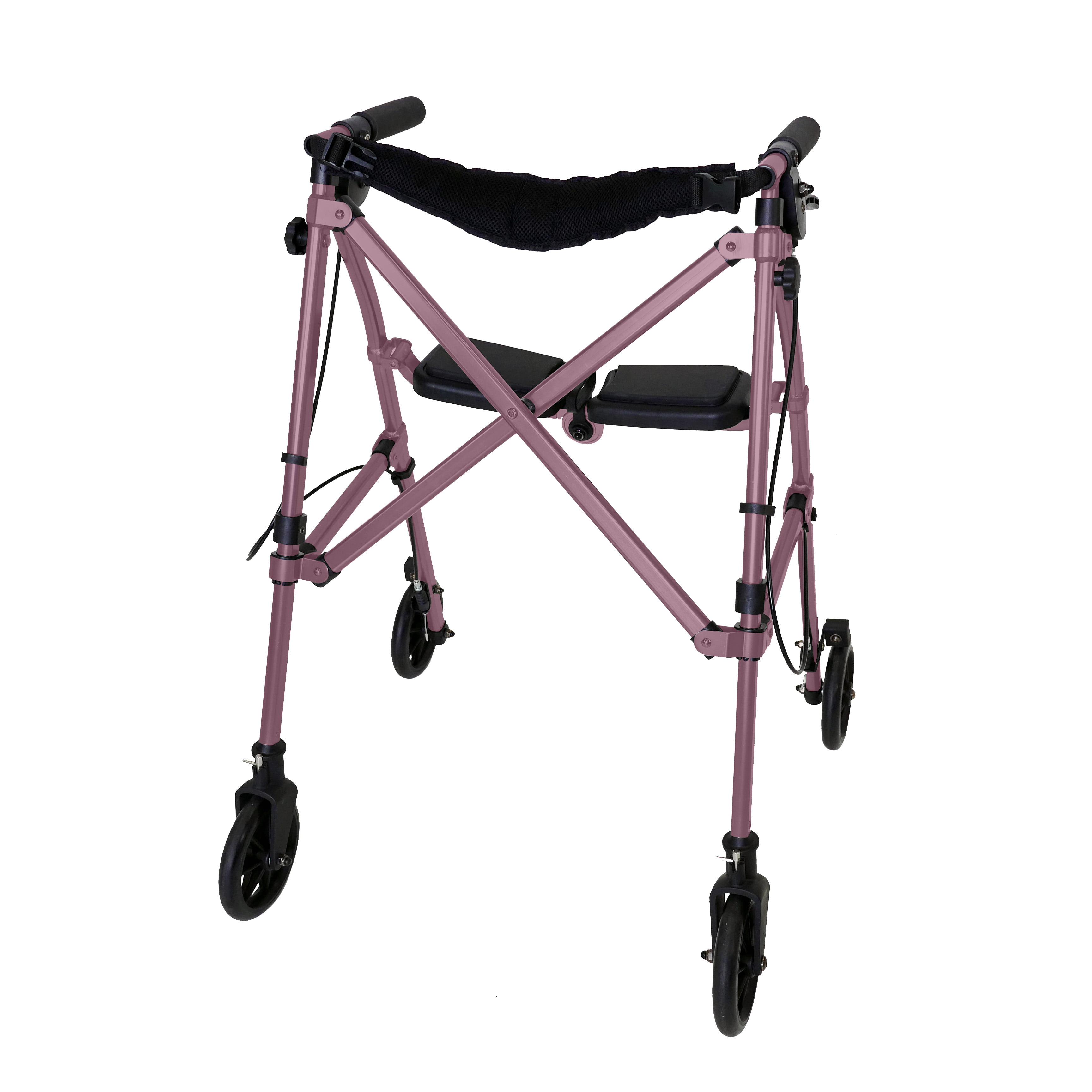 Able Life Space Saver Rollator, Lightweight 4 Wheel Travel