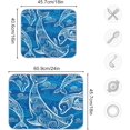 thumbnail image 3 of FREEAMG Dish Drying Mat Dolphins Microfiber Kitchen Dish Mat Super Absorbent Dish Drainer Mat Fast Drying Heat-resistant Drying Mat for Kitchen Counter, 18"x24", 3 of 7