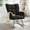 Dark Gray + Teddy, variant on Glider Rocking Chair for Living Room, Tufted Upholstered Accent Chair with Teddy Fabric and Metal Frame, High Back Armchair for Nursery, Bedroom, or Reading Corner