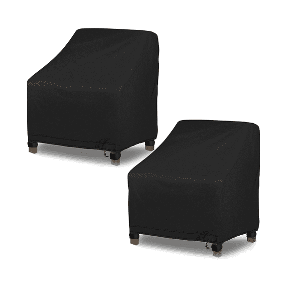 AUQ 2Pcs Patio Furniture Covers,Waterproof Outdoor Chair Covers,Heavy-Duty Patio Chair Covers
