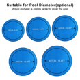 thumbnail image 3 of Mialoley Film Isolant pour Piscine Couverture Ronde Imperméable Résistante aux UV, 3 of 10