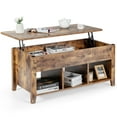 thumbnail image 1 of Gymax Lift Top Coffee Table w/ Storage Compartment Shelf Living Room Retro, 1 of 10