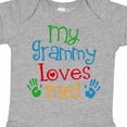 thumbnail image 4 of Inktastic My Grammy Loves Me Boys or Girls Baby Bodysuit, 4 of 5