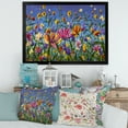 thumbnail image 3 of Designart 'Wildflowers and Daisies In Summer Garden Field I' Traditional Framed Art Print, 3 of 4