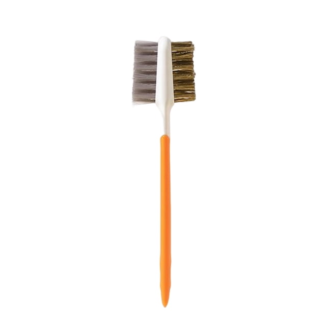 Estufa de limpieza de huecos de 2 lados Bearachild cepillo de alambre Naranja