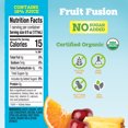 thumbnail image 5 of good2grow Organic Low Sugar Fruit Fusion Juice Refill, 24-pack of 6-Ounce BPA-Free Juice Bottles, Non-GMO and USDA Certified Organic with 75% Less Sugar, for use with our Spill-Proof Character Toppers, 5 of 5