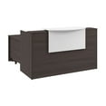 thumbnail image 2 of Arrive 72W x 72D L Reception Desk with Drawers in Storm Gray - Engineered Wood, 2 of 8