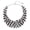 Black, variant on Fashion Crystal Faux Turquoise Beads Chunky Collar Statement Jewelry Set for Women, with Earrings, Blue, 19 inches (NK-10260-turquoise blue)