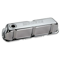 Moroso 68201 Valve Covers Tall with Moroso Logo Chrome