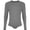 Gray, variant on Lalamelon Men Long Sleeve Romper Pajama Bodysuit Rompers Crew Neck Sleepwear Tops One Piece Basic Onesie