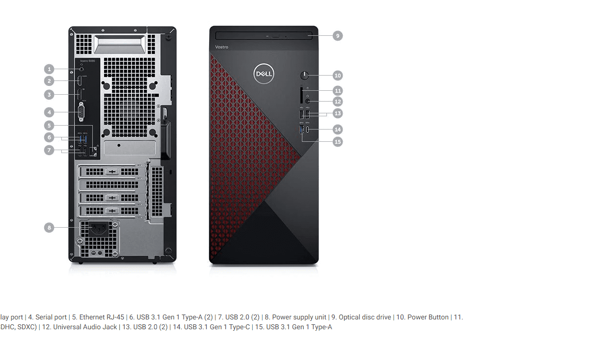 Dell Vostro 5090 5000 2020 Premium Desktop Computer I 9th Gen