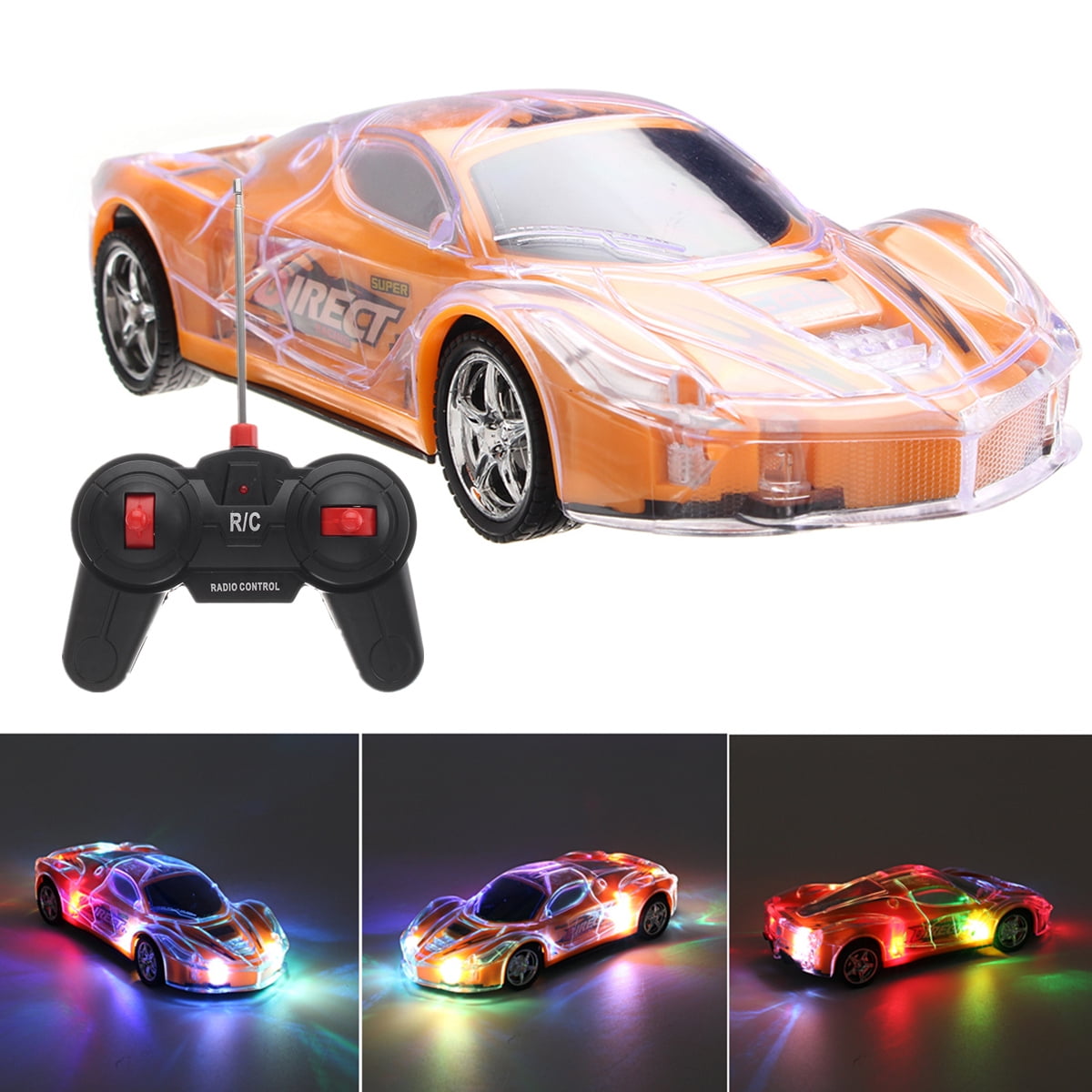 light up rc car and remote