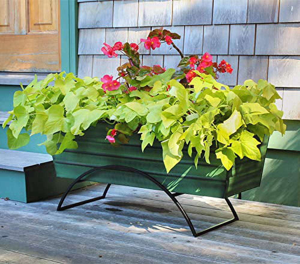 Achla VFB-06-S Odette Stand with Flower Box, Green - Large