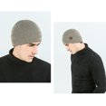 thumbnail image 4 of Beanie Hat Warm Unisex Solid Color Knit Cuffed Beanie Hat Watch Cap for Winter, 4 of 10