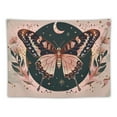thumbnail image 5 of Fenyluxe  Pink Butterfly Tapestry Floral Plant Botanical Tapestries Wall Hanging Bohemia Mandala Tapestry Trippy Star Moon Tapestry for Bedroom Living Room Party Wall Decor 50x40inch, 5 of 6