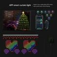 thumbnail image 1 of Dvkptbk DIY Smart Window Curtain String Lights,Color Changing Lights, LED Curtain Lights Color Changing,Smart App Controlled LED RGB String Lights for Wedding Bed, 1 of 9