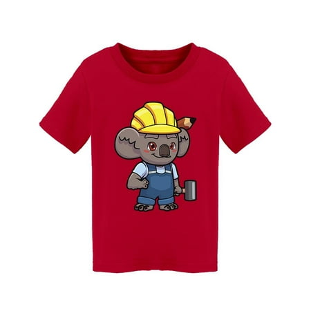 

Cartoon Koala Builder T-Shirt Toddler -Image by Shutterstock 4 Toddler