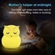 thumbnail image 5 of Luz de noche de búho para niños, luz de noche de silicona recargable para bebés, control remoto para dormitorio, lámpara de noche de guardería con temporizador de apagado automático, luces, 5 of 8