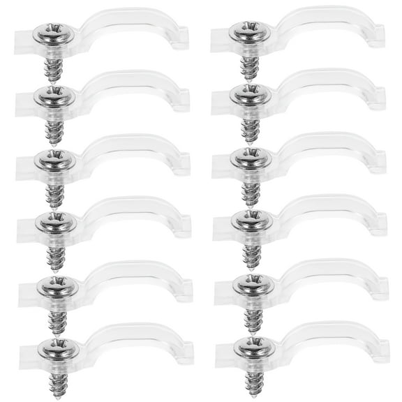 unbranded  100 Pcs Strip Lights Clamp Ultra Thin LED Clips Mounting Hardware