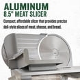 thumbnail image 2 of LEM Products Meat Slicer 8.5-Inch Blade Silver, 2 of 8