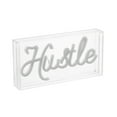 thumbnail image 4 of Hustle 11.88" X 5.88" Contemporary Glam Acrylic Box USB Operated LED Neon Light, Pink, 4 of 7